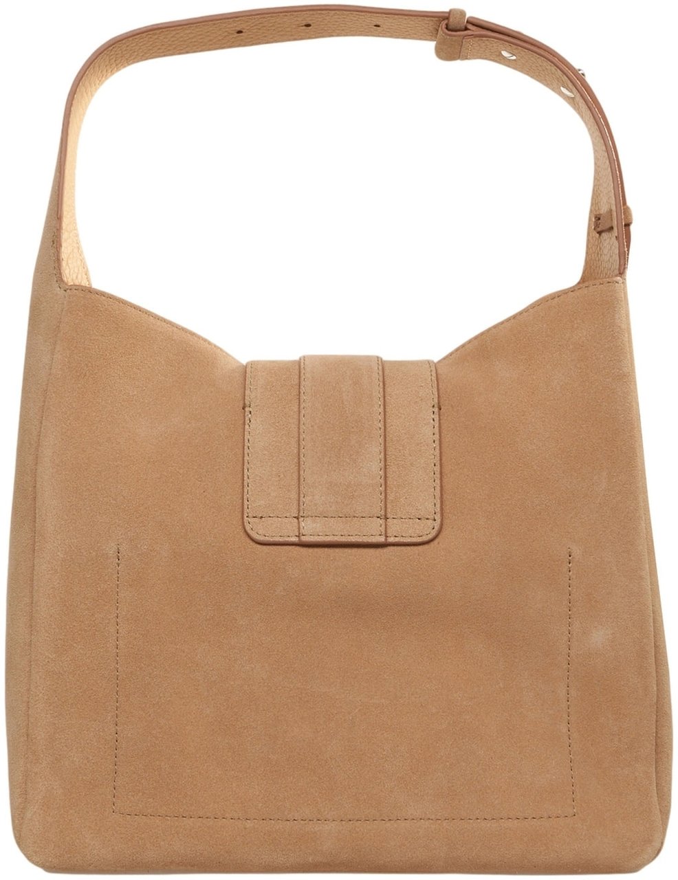 HOGAN Suede shoulder bag Beige