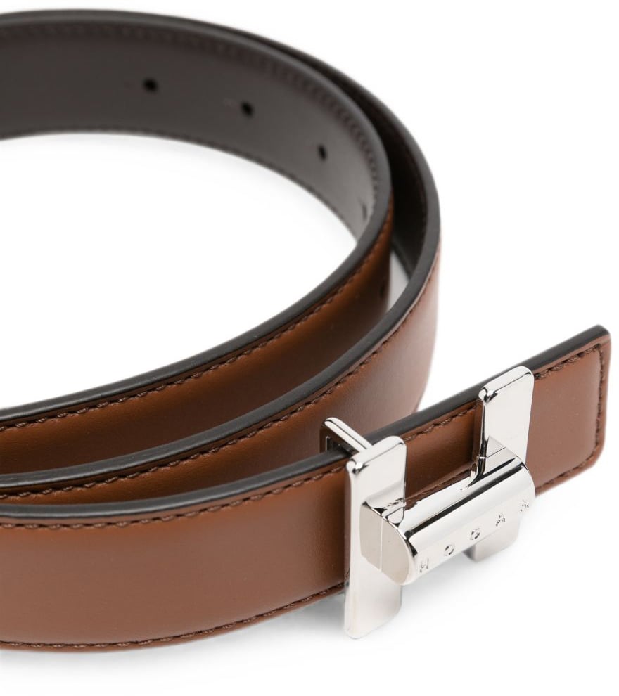 HOGAN Belts Brown Beige