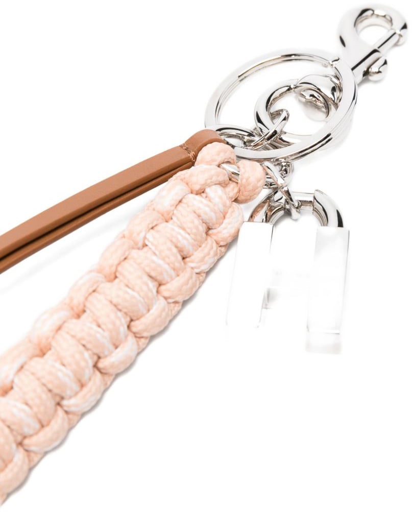 HOGAN Keychains Leather Brown Bruin