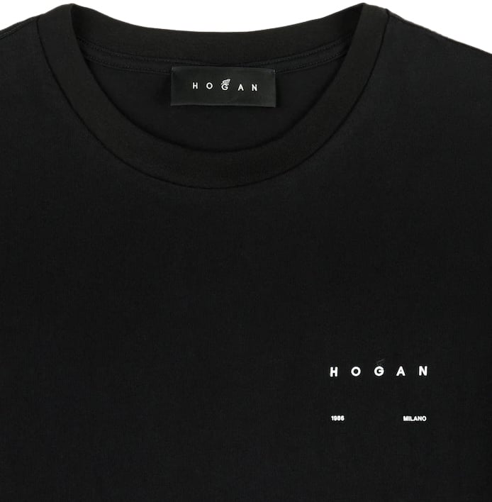 HOGAN T-Shirts And Polos Black Zwart