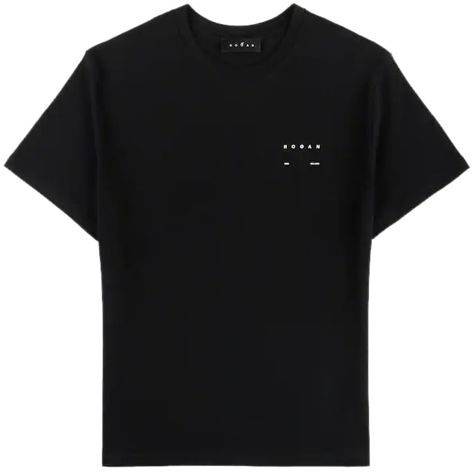 HOGAN T-Shirts And Polos Black Zwart