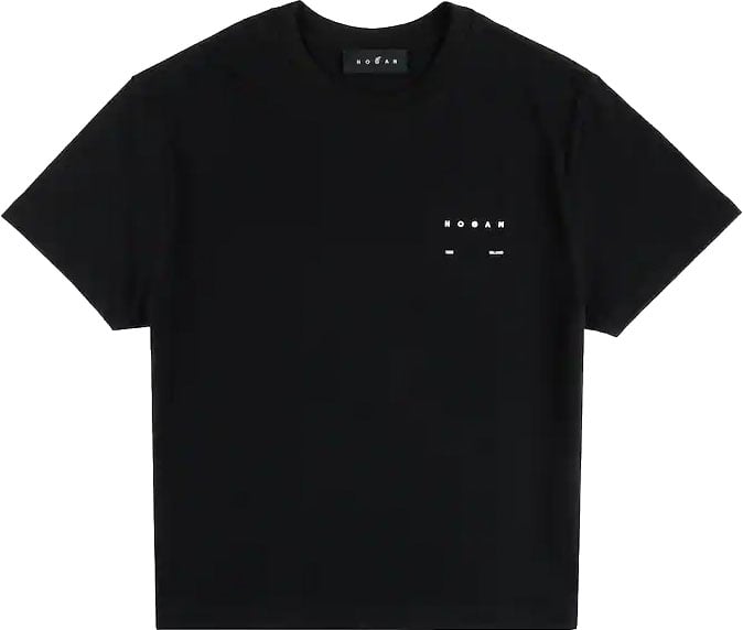 HOGAN T-Shirts And Polos Black Zwart