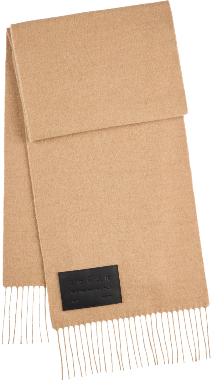HOGAN Scarfs Camel Beige