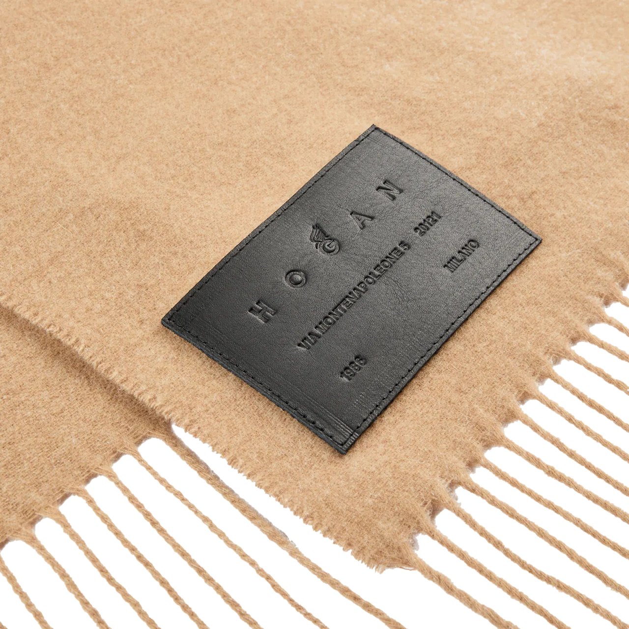 HOGAN Scarfs Camel Beige