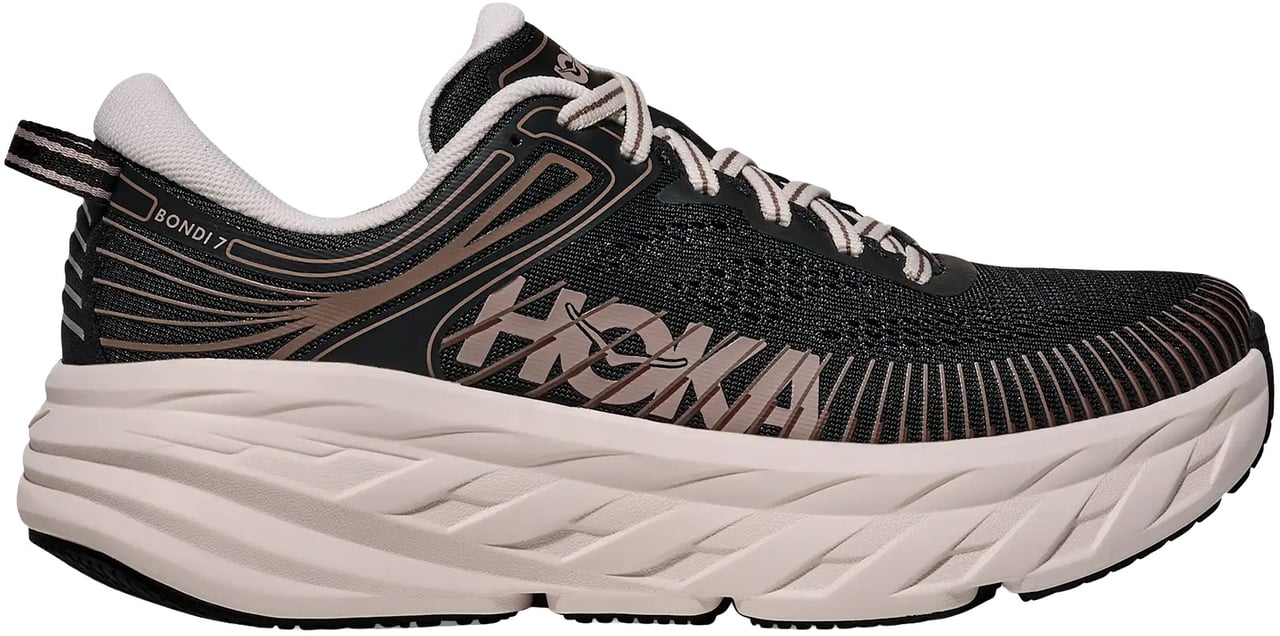 Hoka Sneakers Black / Rose Cream Zwart