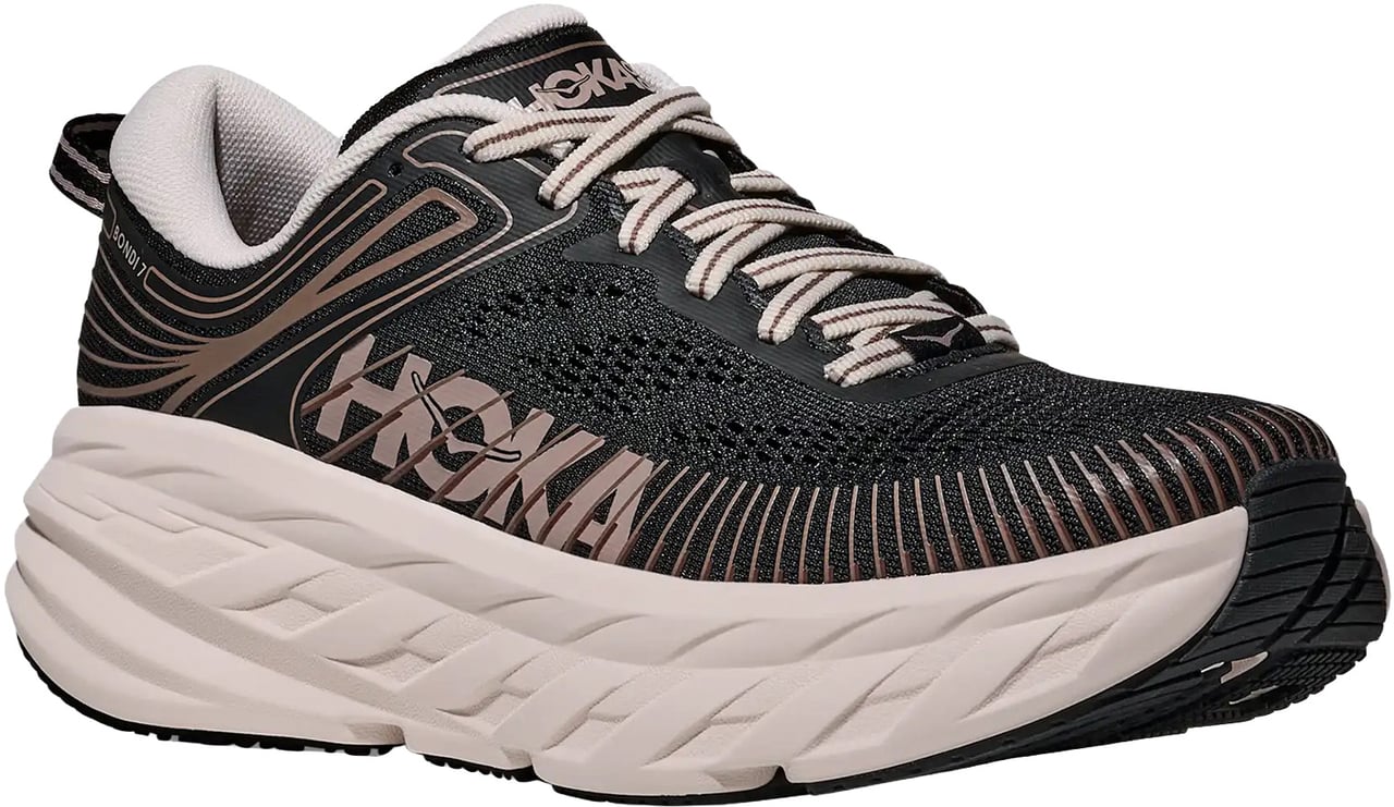 Hoka Sneakers Black / Rose Cream Zwart