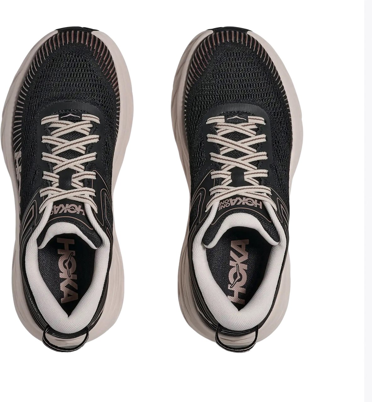 Hoka Sneakers Black / Rose Cream Zwart