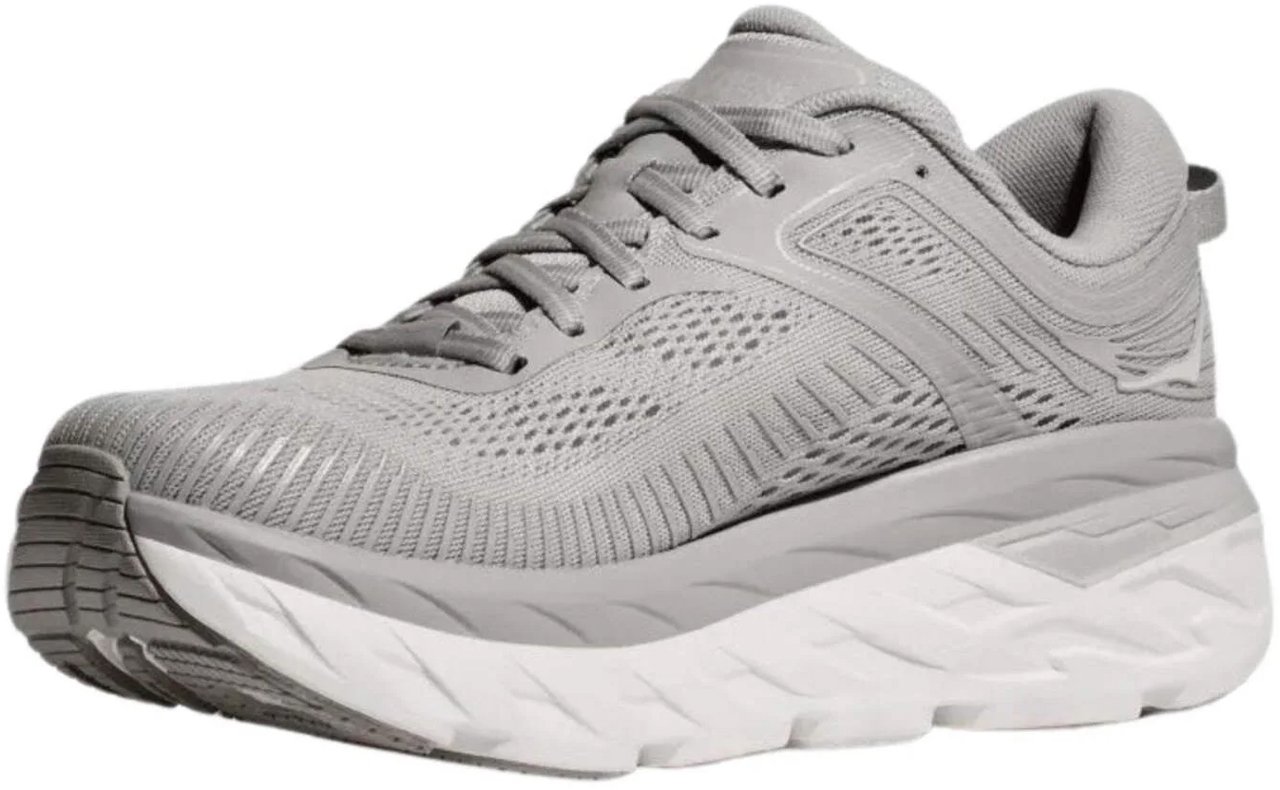 Hoka Sneakers Harbor Mist / White Lichtgrijs