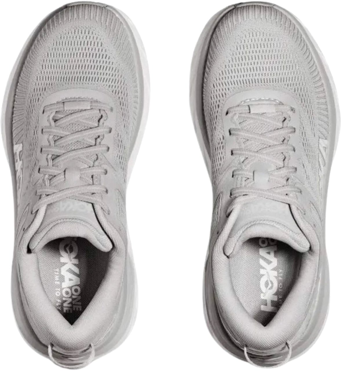Hoka Sneakers Harbor Mist / White Lichtgrijs