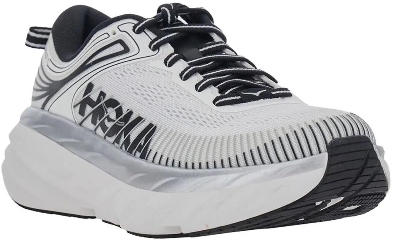 Hoka Sneakers White / Black Wit