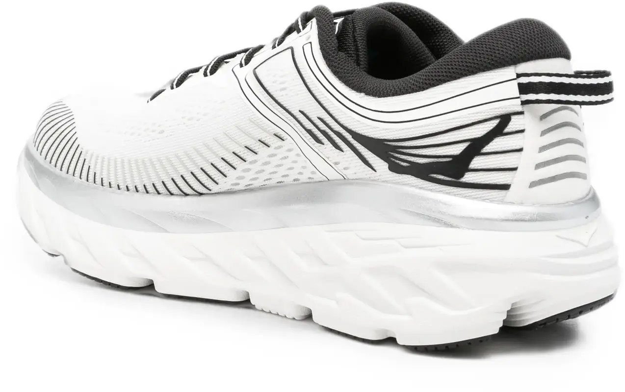 Hoka W Bondi 7 White / Black Wit