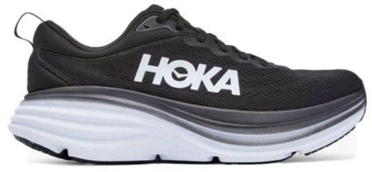 Hoka Hoka One One Bondi 8 Black White Zwart