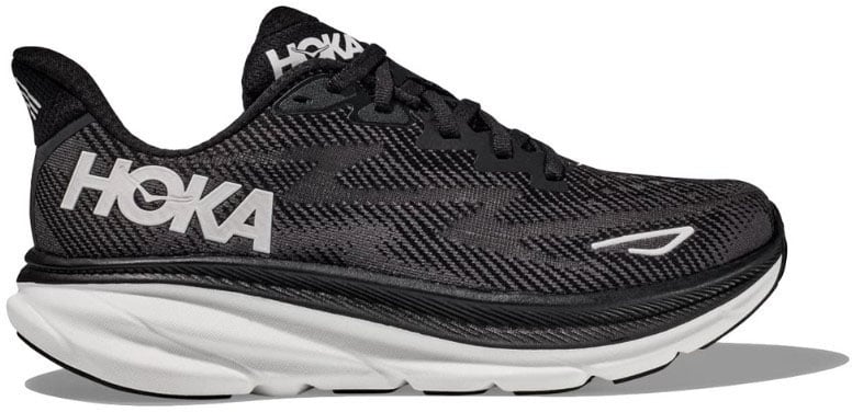 Hoka Hoka One One Clifton 9 Black White Zwart
