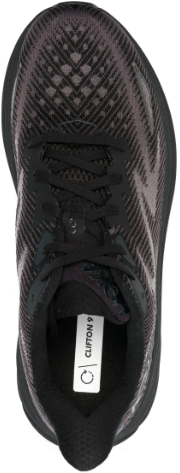 Hoka M Clifton 9 Black/black Zwart