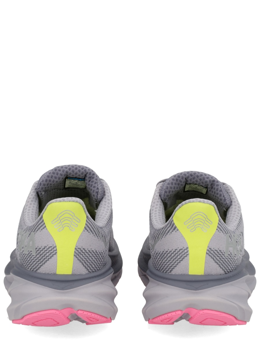 Hoka Grey Lightweight Cushioned Sneakers Grijs