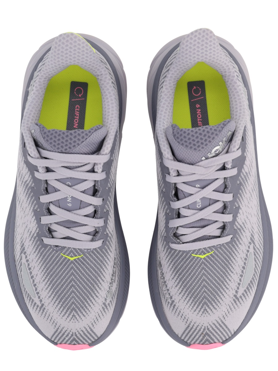 Hoka Grey Lightweight Cushioned Sneakers Grijs
