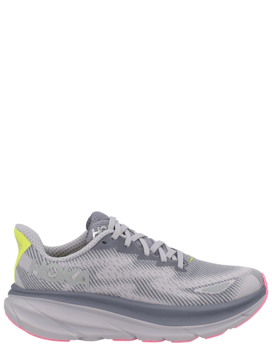 Hoka Grey Lightweight Cushioned Sneakers Grijs