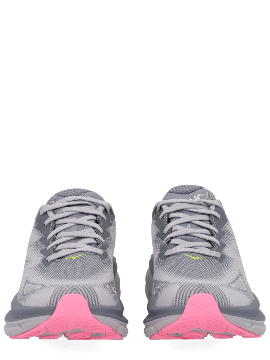 Hoka Grey Lightweight Cushioned Sneakers Grijs