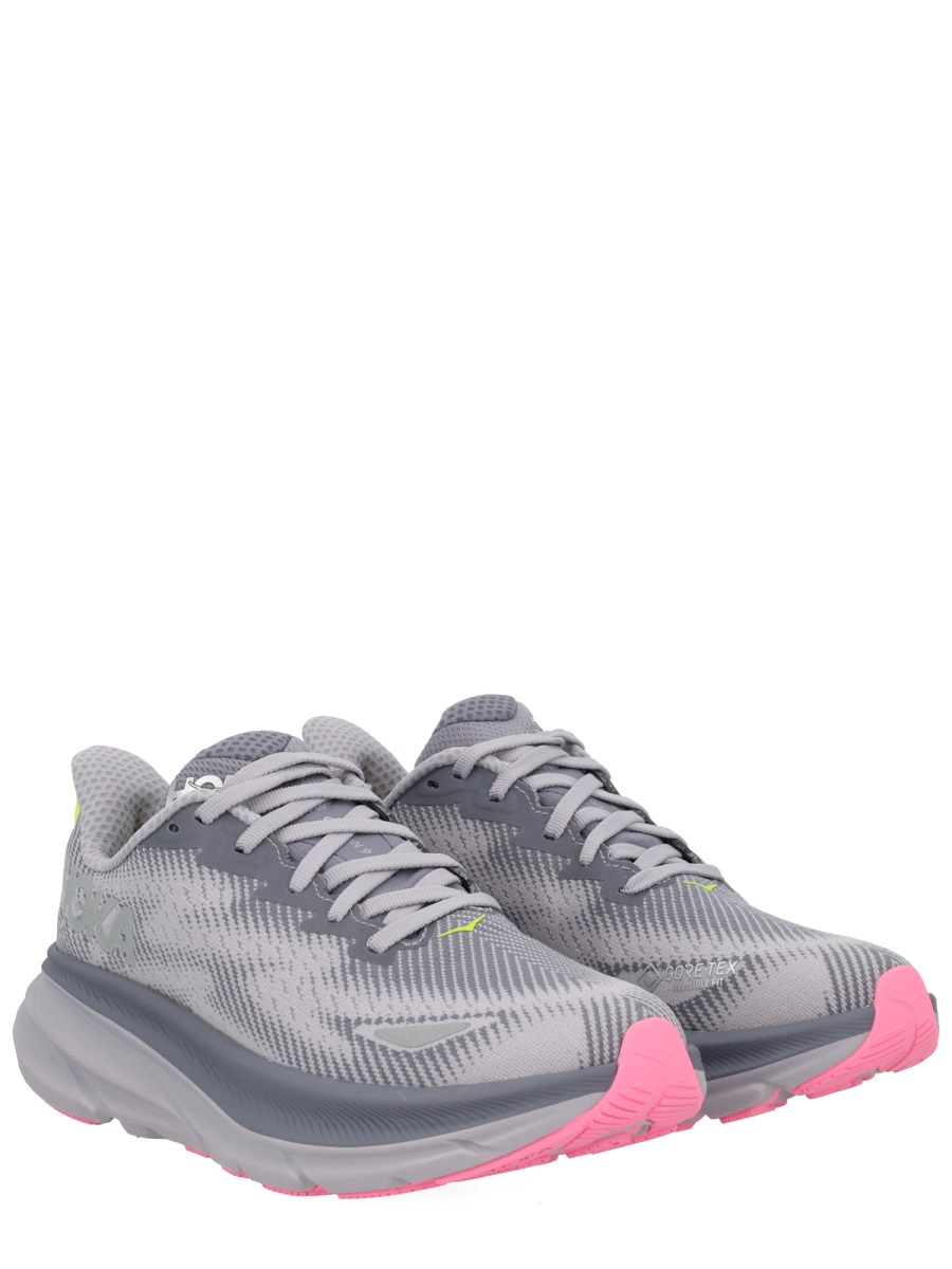 Hoka Grey Lightweight Cushioned Sneakers Grijs