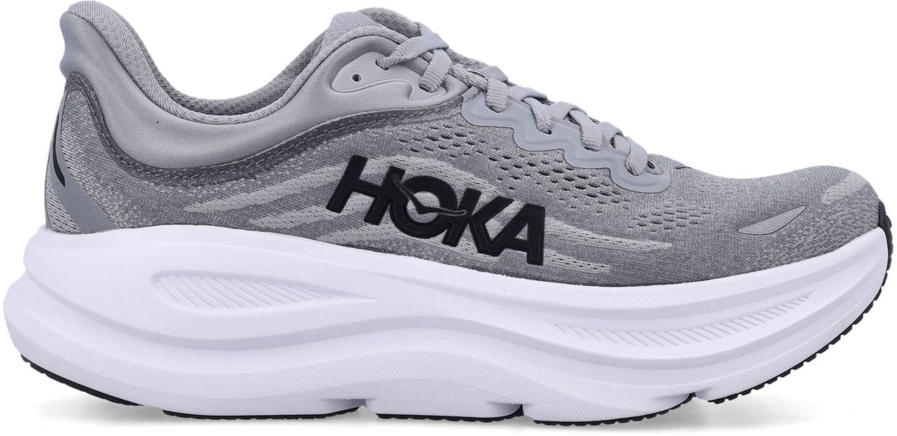 Hoka Bondi 9 Galactic Grey Grijs