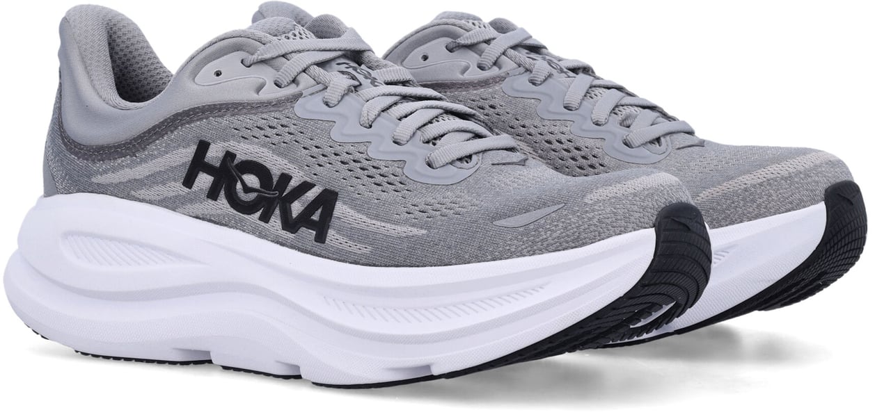 Hoka Bondi 9 Galactic Grey Grijs