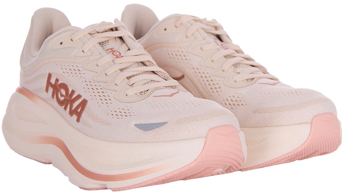 Hoka Sneakers Oat Milk Rose Gold Goud