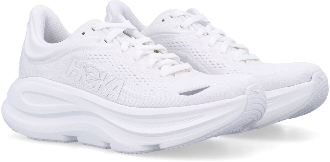 Hoka Bondi 9 Bianco Wit