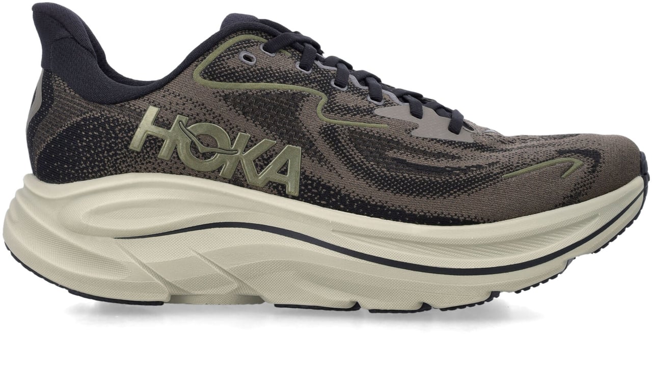 Hoka Clifton 10 Dark Roast Black Zwart