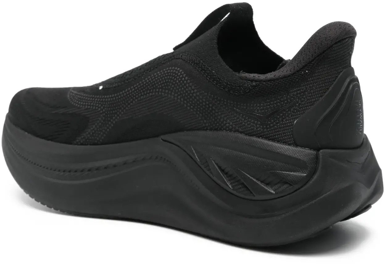 Hoka M Skyward Laceless Black/black Zwart