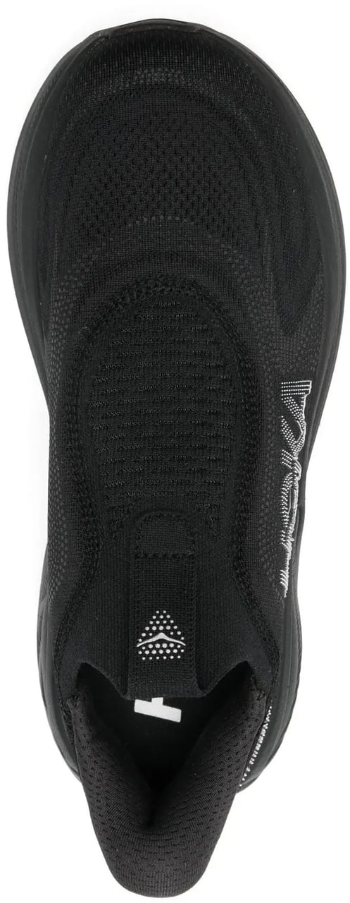 Hoka M Skyward Laceless Black/black Zwart