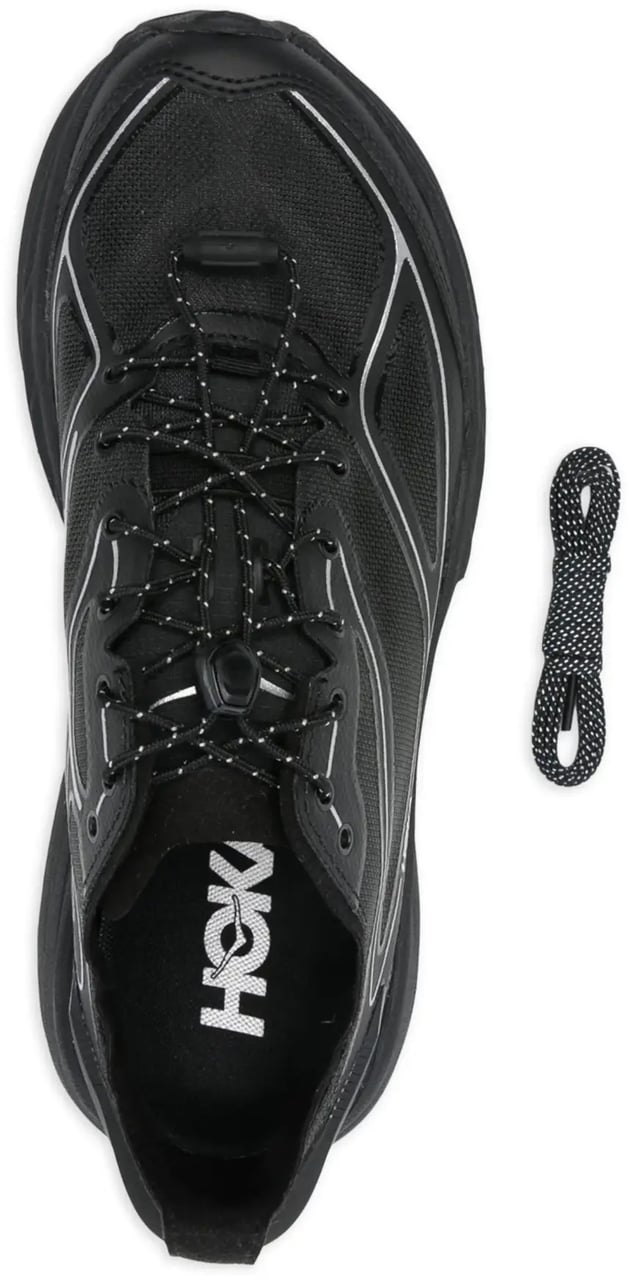 Hoka U Stinson One7 Black/silver Zwart