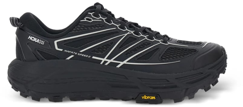 Hoka U Mafate Speed 2 Ts Black/carbon Black Zwart