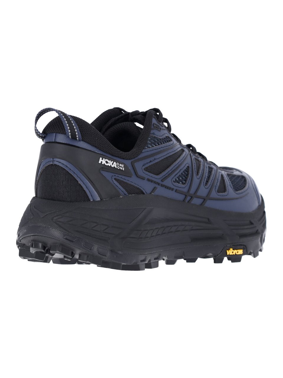Hoka "Stealth/Tech Mafate Speed 2" Sneakers – Black/Blue Zwart