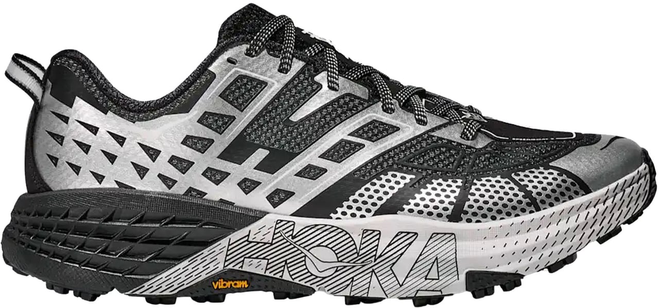 Hoka Sneakers Black Stardust Zwart