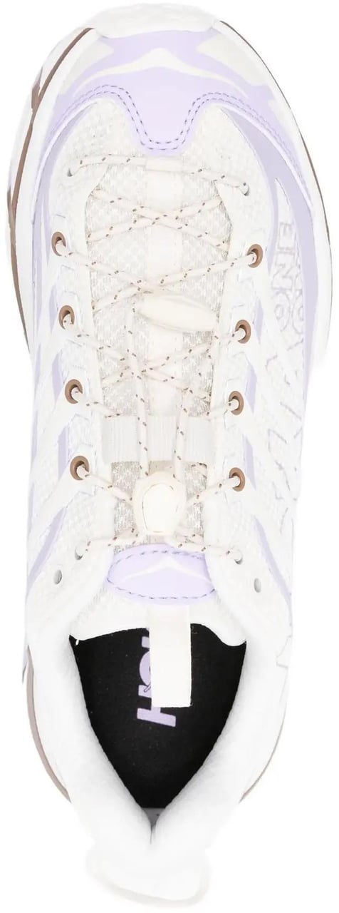 Hoka U Mafate Three2 Wordmark Alabaster/iris Flower Wit