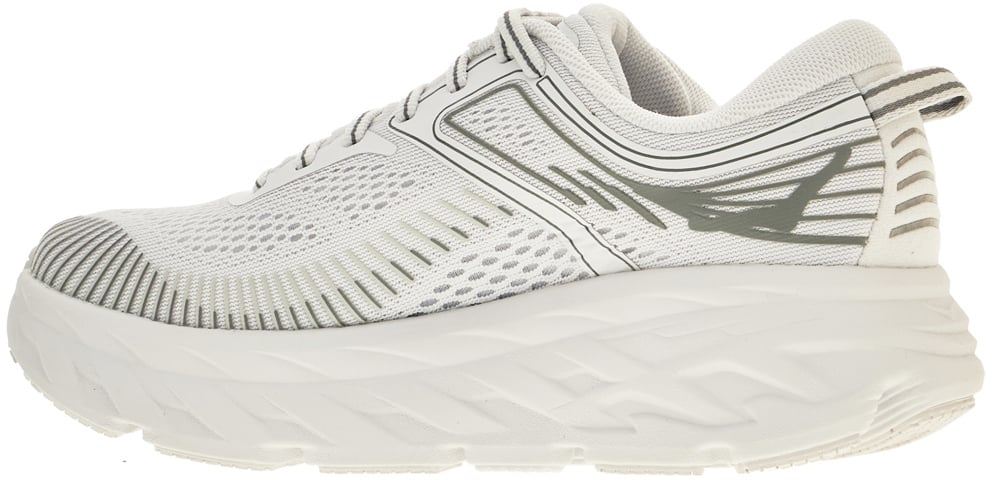 Hoka One One White fabric Bondi 7 sneakers Wit