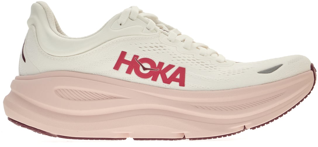 Hoka One One White fabric Bondi 9 sneakers Wit