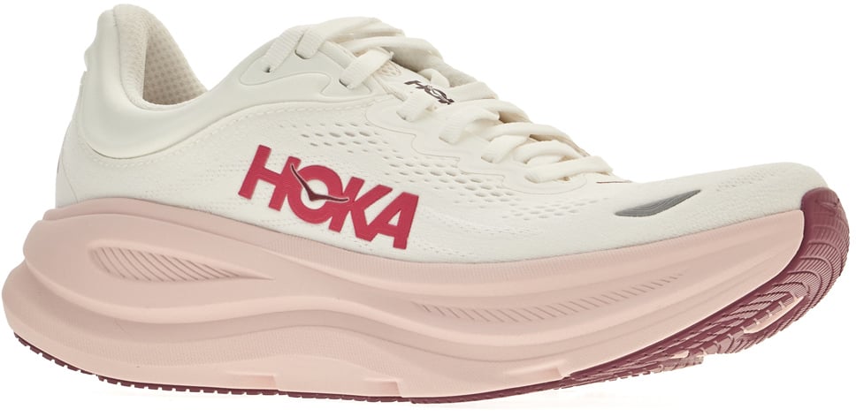 Hoka One One White fabric Bondi 9 sneakers Wit