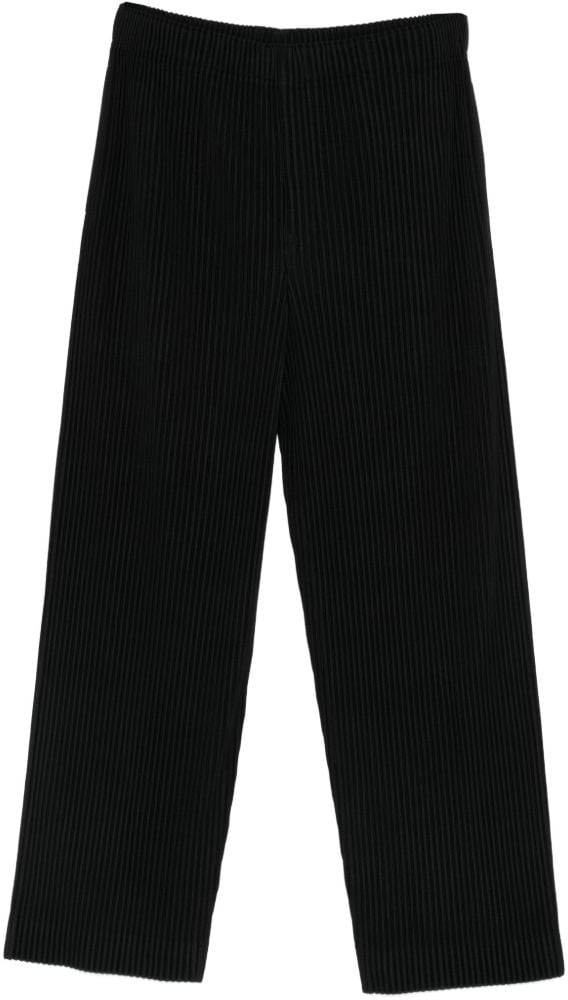 HOMME PLISSÉ ISSEY MIYAKE Trousers Black Zwart