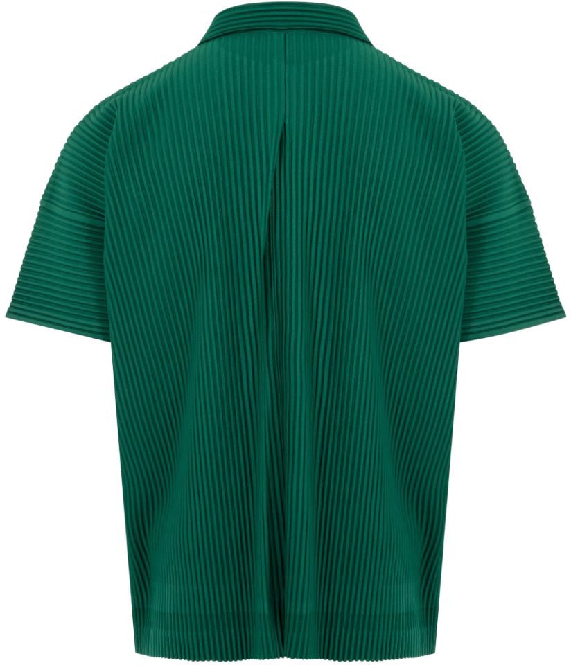 HOMME PLISSÉ ISSEY MIYAKE Shirts Green Donkergroen