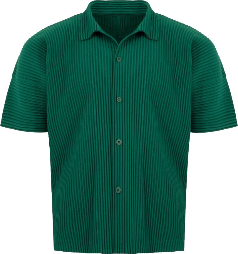 HOMME PLISSÉ ISSEY MIYAKE Shirts Green Donkergroen