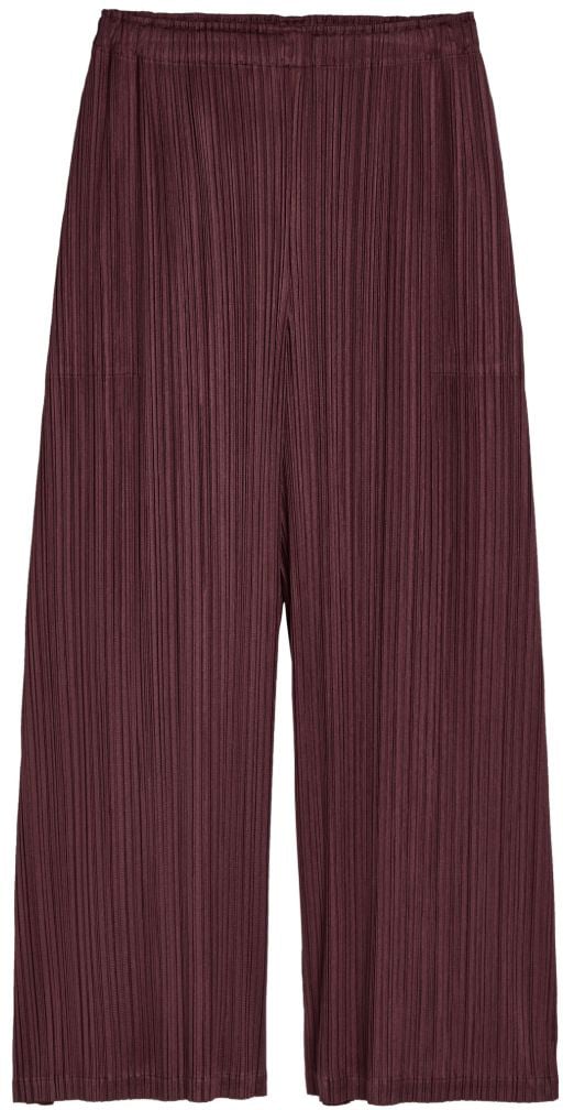 HOMME PLISSÉ ISSEY MIYAKE Trousers Red Maroon