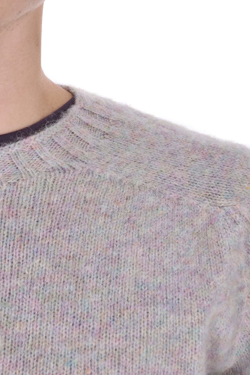 Howlin Shetland Birth Of The Cool Wool Crewneck Sweater Wit