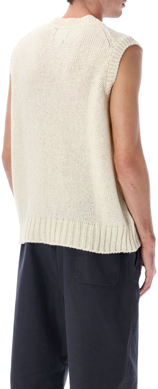 Howlin Howlin’ Cosmic Spiele wool v-neck slipover Neutraal