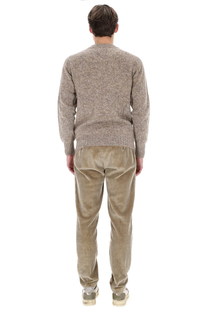Howlin Shetland Boxy Fit Wool V-Neck Sweater Roze