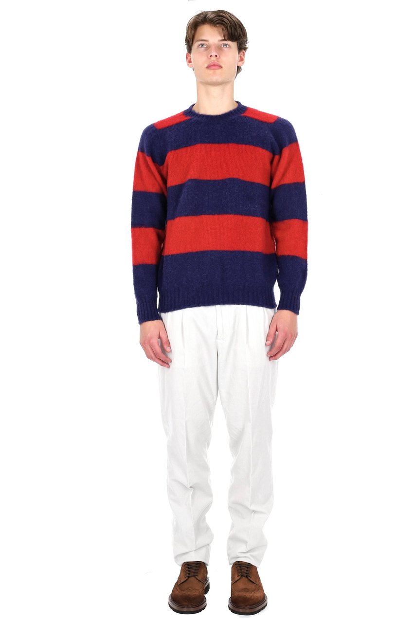 Howlin Shaggy Bear Wool Crewneck Sweater Zwart