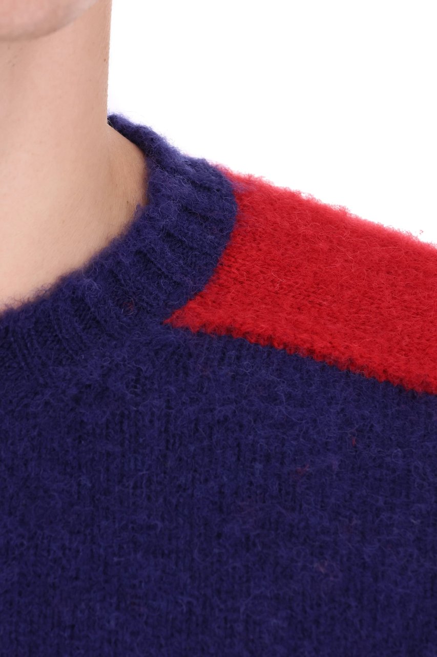 Howlin Shaggy Bear Wool Crewneck Sweater Zwart