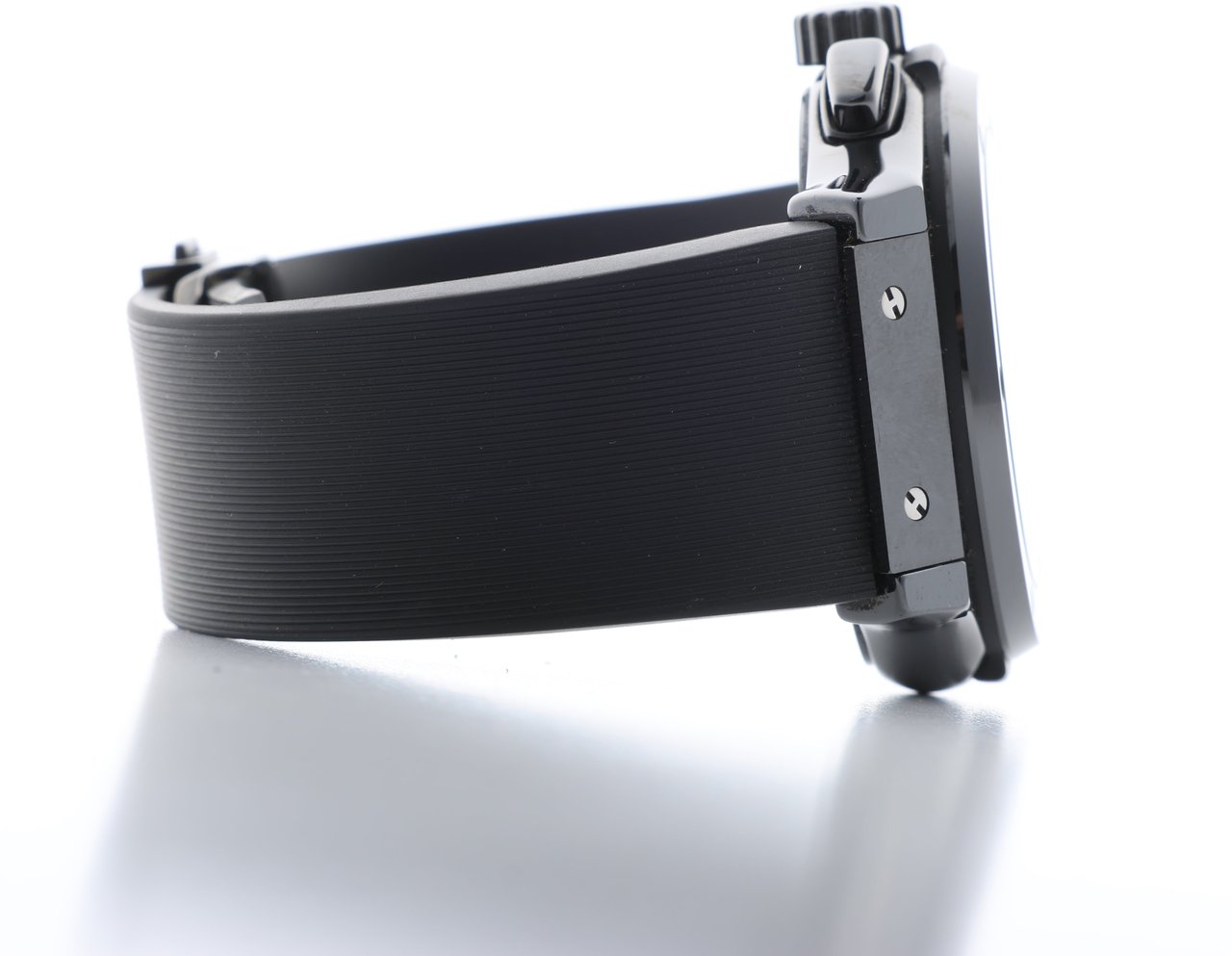 Hublot Hublot Classic Fusion Black magic 521.CM.1171.RX 1417718 Ti & CE & rubber AT Black Dial Watch Zwart