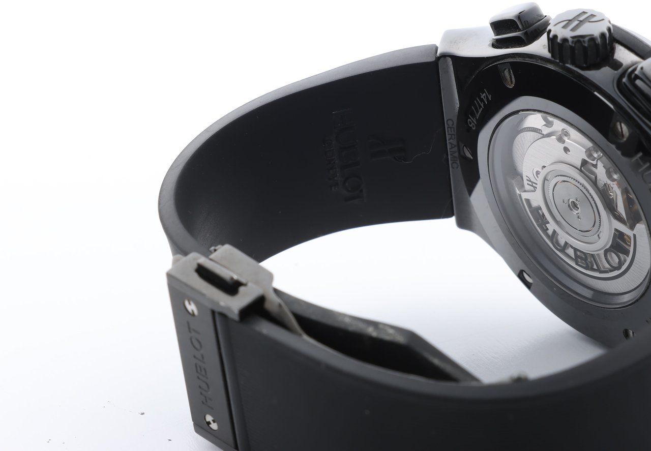 Hublot Hublot Classic Fusion Black magic 521.CM.1171.RX 1417718 Ti & CE & rubber AT Black Dial Watch Zwart