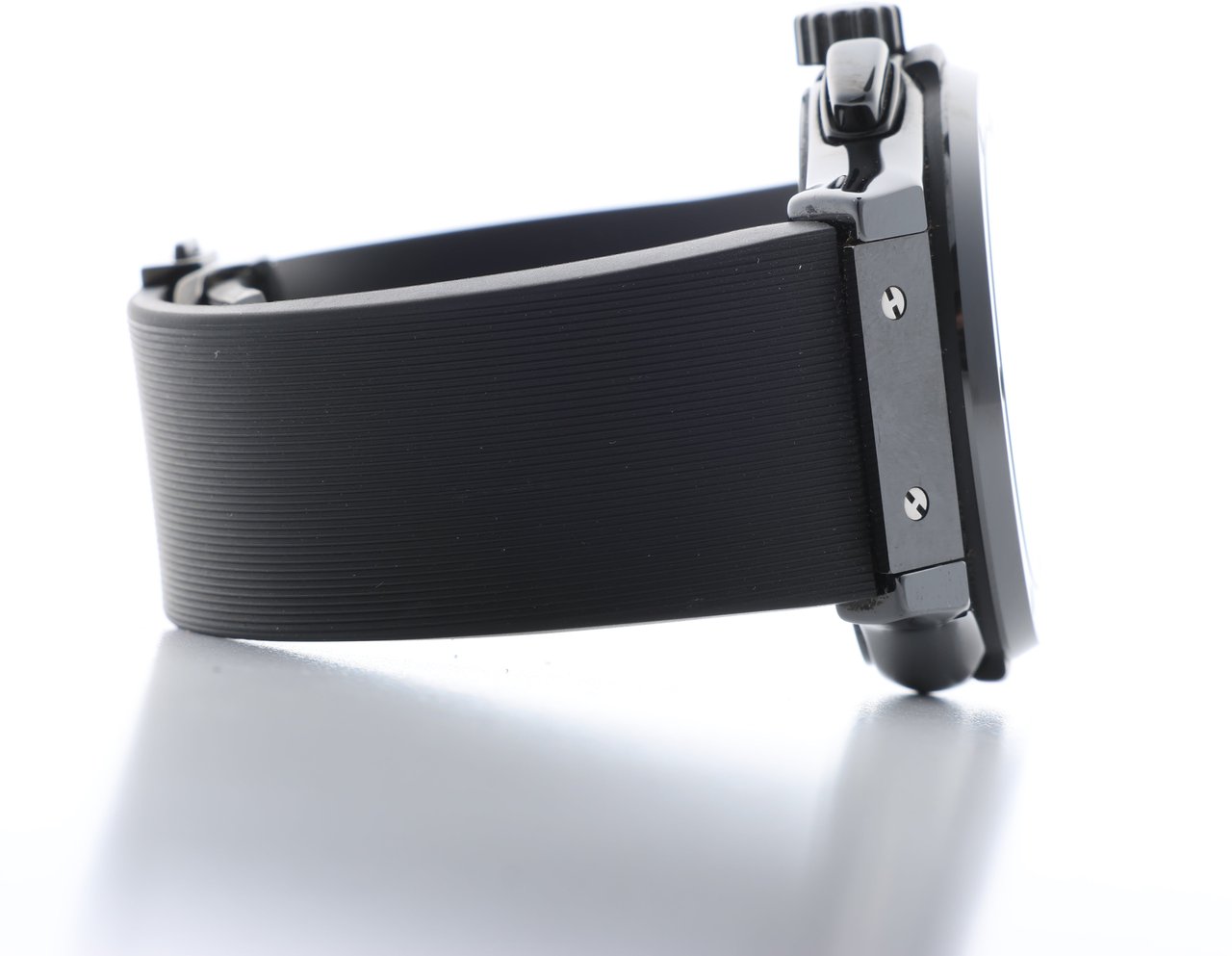 Hublot Hublot Classic Fusion Black magic 521.CM.1171.RX 1417718 Ti & CE & rubber AT Black Dial Watch Zwart